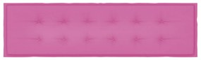 Almofada para Banco de Jardim Rosa 180x50x4 cm Tecido Oxford