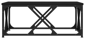 Mesa de centro 70x70x30 cm derivados de madeira preto