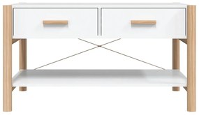 Mesa de centro 82x48x45 cm derivados de madeira branco