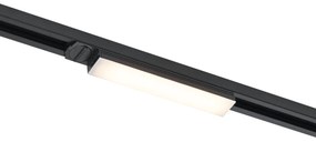 LED Candeeiro de teto moderno preto para sistema de calhas de iluminação monofásico 5W 400 lm 2700-4000K - Iconic Tsiri Moderno