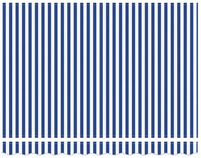 Tecido Substituto para Toldo de 3,5m x 2m Azul e Branco