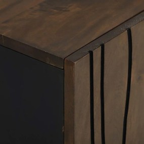 Armário de Pia 62 x 33 x 58 cm – Design forte em madeira de manga.