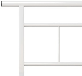 Estrutura de cama 120x200 cm metal branco