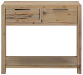 Mesa consola 82x33x73 cm madeira de acácia maciça