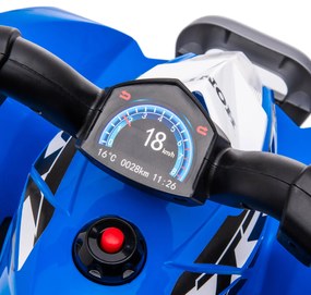 AIYAPLAY Quadriciclo Elétrico HONDA para Crianças de 18-36 Meses Quadriciclo Elétrico Infantil a Bateria 6V com Faróis LED Buzina Velocidade de 2,8km/