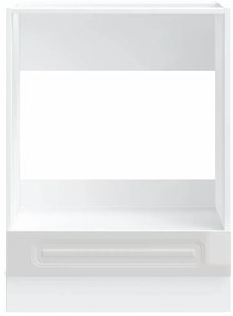 Armário forno Kalmar derivados de madeira branco brilhante