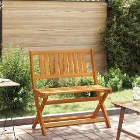vidaXL Banco de Jardim Dobrável 80x46x85 cm Madeira Acácia