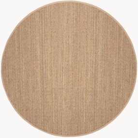 Tapete redondo de pelo curto em erva marinha Natural Fibers