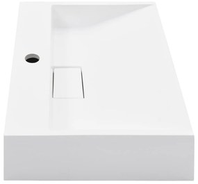 Lavatório Taxi em Mineral/Mármore Branco - Design Moderno