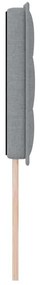 Cabeceira vidaXL Design Linhas Cinza Claro 180 cm Tecido