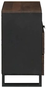 Armário de Cabeceira da - 50 x 33 x 60 cm - Feito de Madeira Sólida e