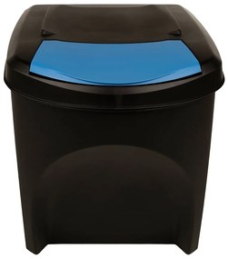 Caixotes do lixo empilháveis 4 pcs 100 L antracite
