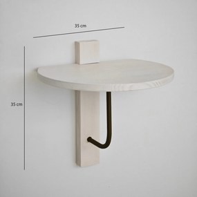 Prateleira de Parede Reve – Preto e Branco – 35 cm x 35 cm