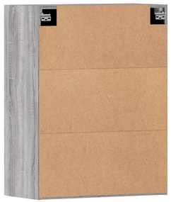 Móveis de parede 2 pcs derivados de madeira cinzento sonoma