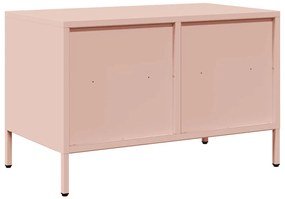 Móvel de TV 68x39x43,5 cm aço laminado a frio rosa