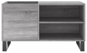 Armário p/ discos 85x38x48 cm derivados madeira cinzento sonoma