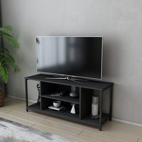 Móvel TV Rinaldo – Preto Antracite – 120x35x50,8 cm