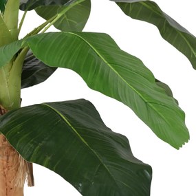 Bananeira artificial 19 folhas 180 cm verde