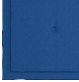 Cadeiras de jardim empiháveis c/ almofadões 8 pcs teca maciça