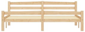 Estrutura de cama em pinho maciço 180x200 cm