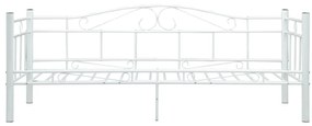 Estrutura sofá-cama 90x200 cm metal branco