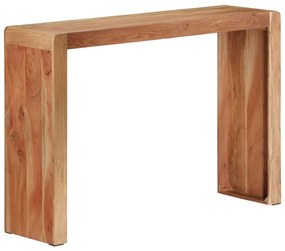 Mesa consola 110x30x76 cm madeira de acácia maciça