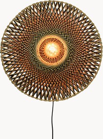 Candeeiro de parede em bambu Bali