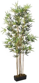 358965 vidaXL Árvore de bambu artificial 828 folhas 150 cm verde