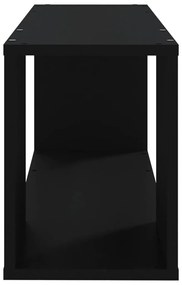 Móvel de TV 80x24x32 cm derivados de madeira preto
