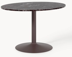 Mesa de jantar oval em mármore Miley, 120 x 90 cm