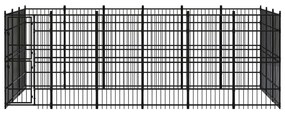 Canil de exterior 16,59 m² aço