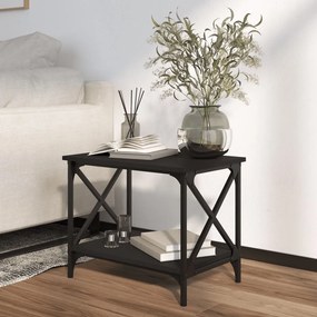 Mesa de apoio 55x38x45 cm derivados de madeira preto