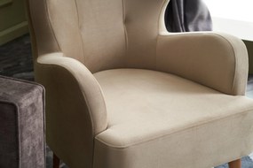 Cadeirão Karina – Creme – 73x87x80 cm