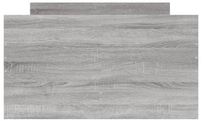 Estrutura de cama com gavetas 90x190 cm cinzento sonoma