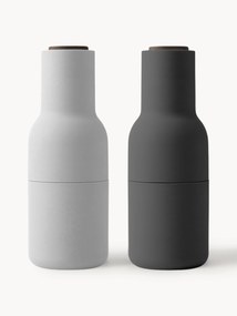 Moinho de sal e pimenta com tampa em madeira de nogueira Bottle Grinders (2 uni.)