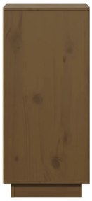 Aparadores 2 pcs 31,5x34x75 cm pinho maciço castanho mel