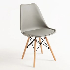 Cadeira Tilsen - Cinza claro