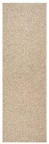 Tapete ZIZUR 80x200 cm aspeto de juta interior e exterior