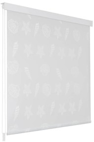 Estore de rolo para o duche 160x240 cm estrelas-do-mar