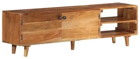 vidaXL Móvel de TV 140x30x40 cm acácia maciça c/ acabamento a mel