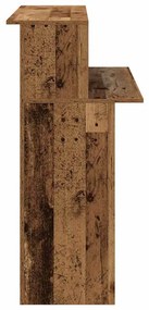 Balcão de recepção 100x50x103,5 cm deriv. madeira madeira velha
