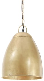 Candeeiro suspenso industrial redondo 25 W 32 cm E27 bronze