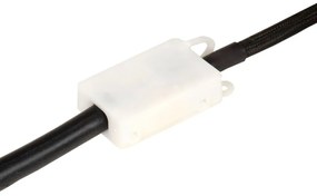 Candeeiro suspenso industrial redondo 25 W 40 cm E27 prateado