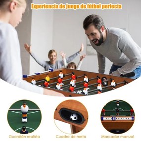 Mesa de matraquilhos dobrável com 2 mini-bolas e painel de avaliação para salas de jogos, festas e noites em família 71 x 36,5 x 69 cm