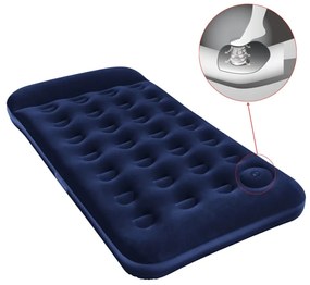 Bestway Colchão insuflável c/ bomba de pé embutida 188 x 99 x 28 cm