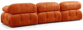 Sofá de 3 Lugares Bubble – Laranja – 288 cm x 95 cm x 75 cm