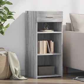 vidaXL Aparador 40x42,5x93 cm derivados de madeira cinzento sonoma