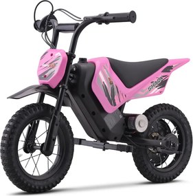 Mota elétrica para Crianças 12V SHARK, 3 a 6 anos rodas ar bombeado, Rosa