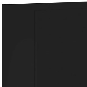 Móvel de parede p/ TV 40,5x30x60 cm derivados de madeira preto