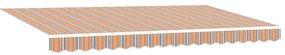 Toldo Retrátil Manual Azul Marinho 400x200 cm